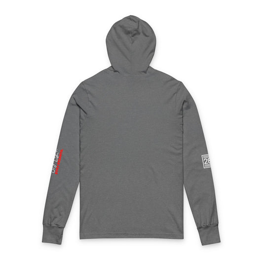 Bird Pressure Birds - Long Sleeve Grey Hoodie