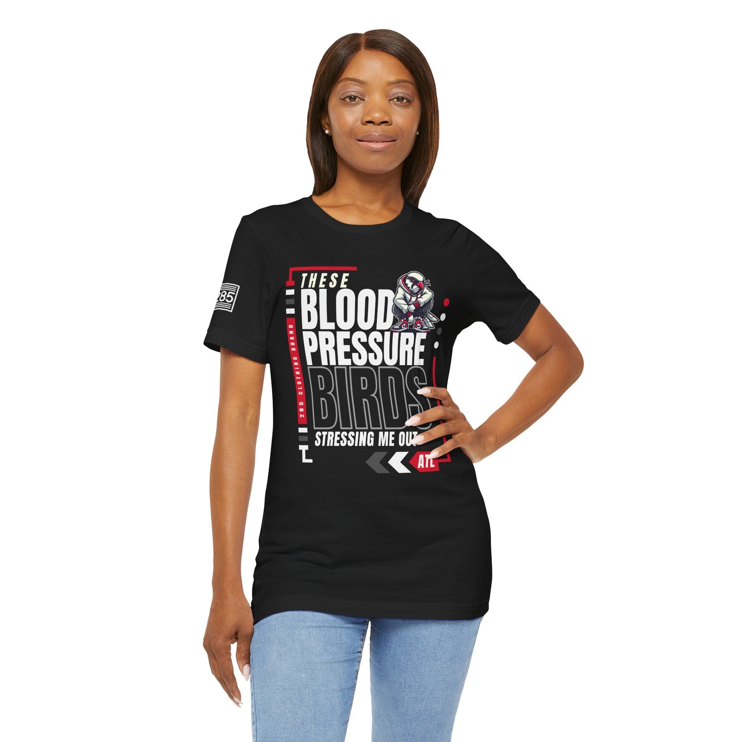 Blood Pressure Birds - Stylish Lightweight Tee