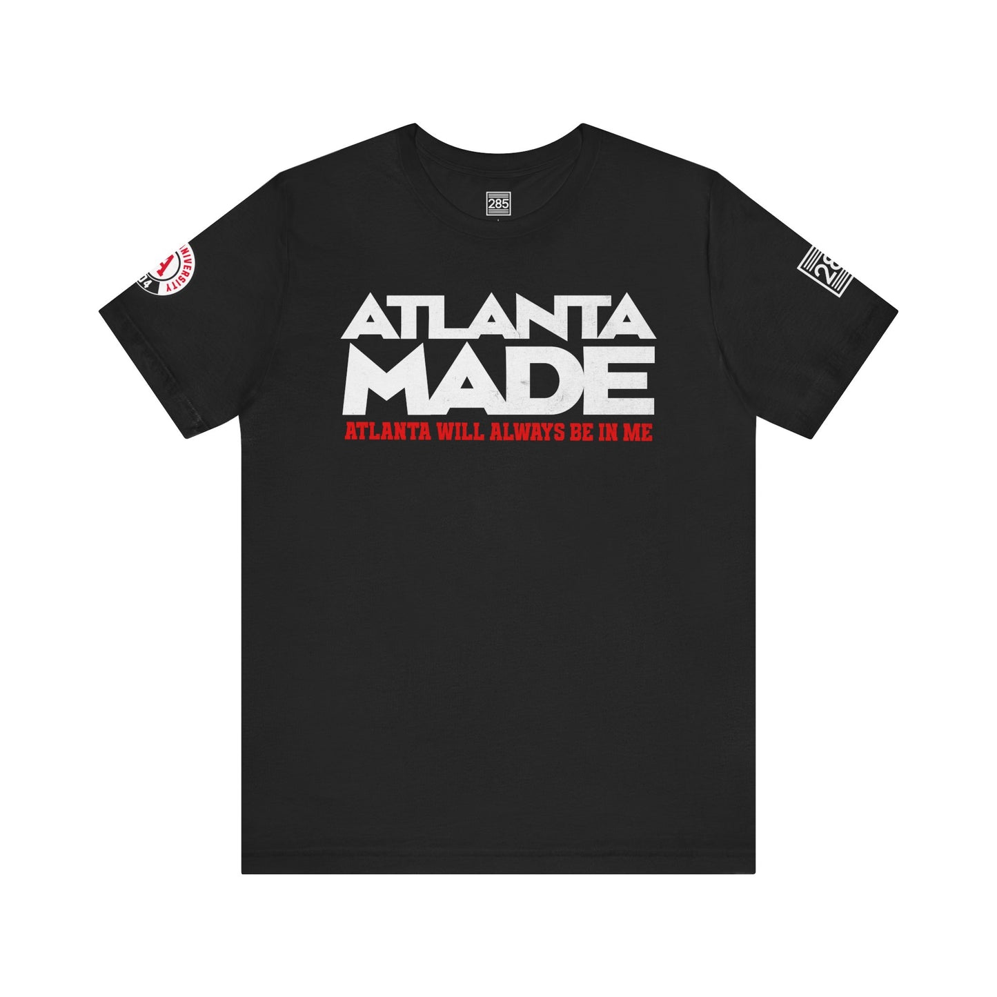 Atlanta Made - Black Big Font Casual Tee