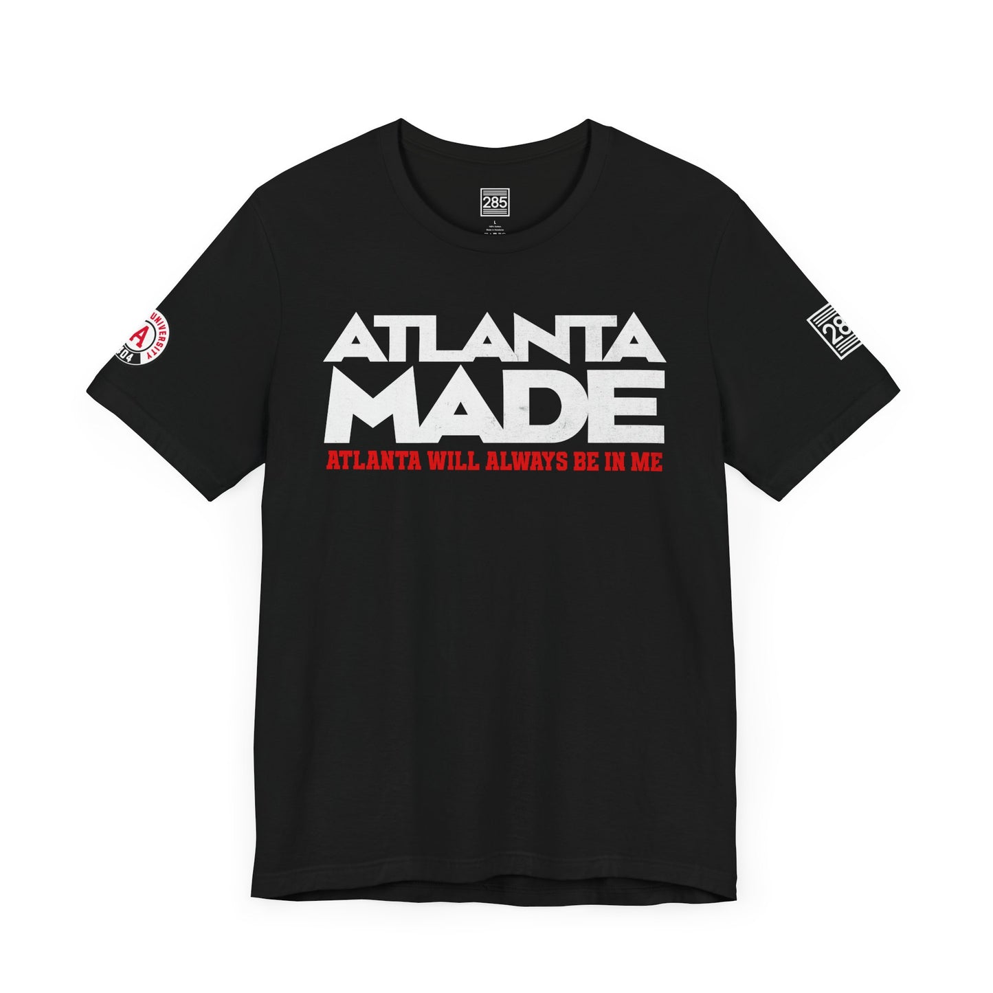 Atlanta Made - Black Big Font Casual Tee