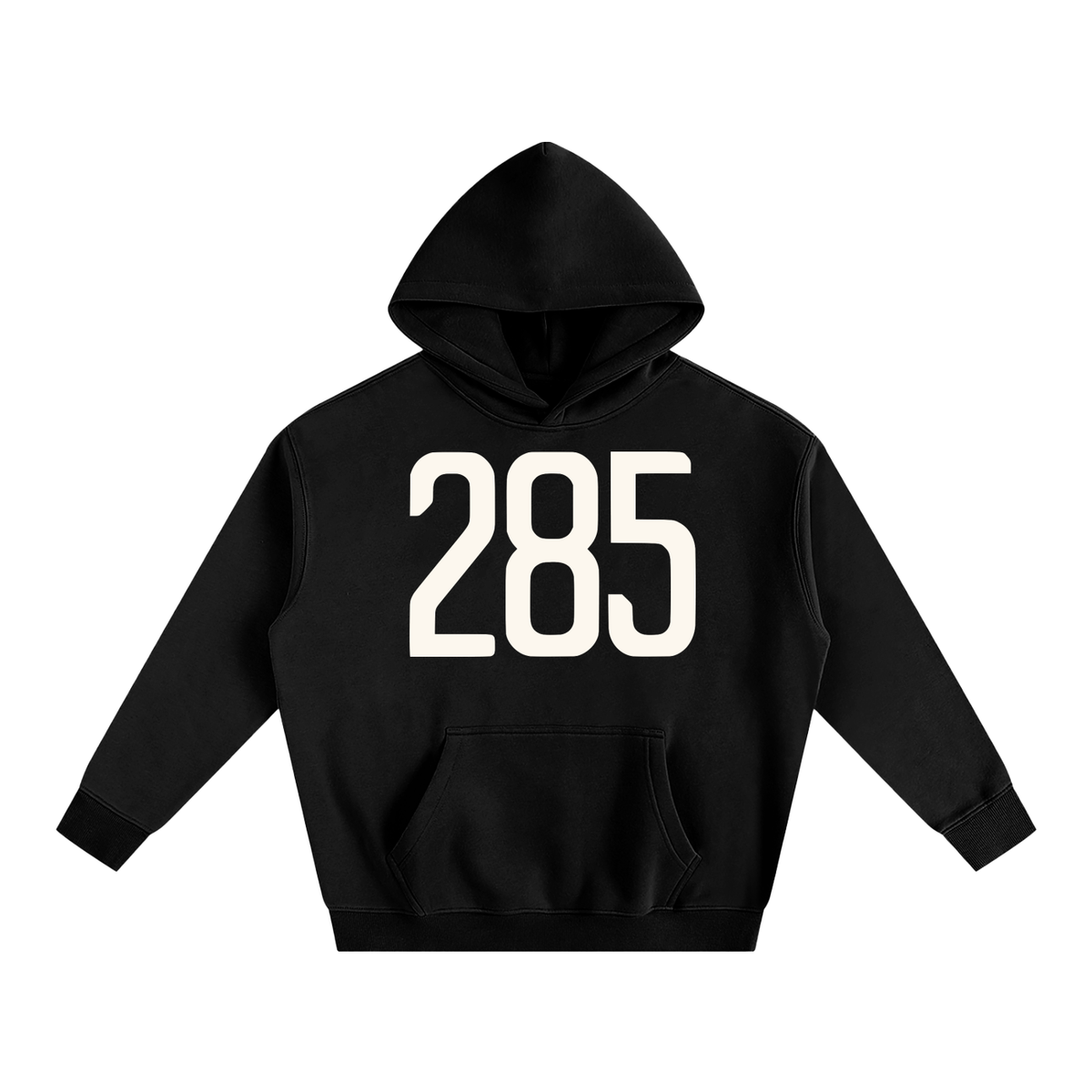 285 Rooted in the A. Hoodie — Black