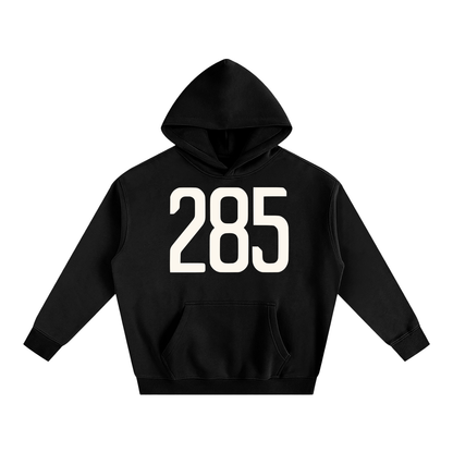285 Rooted in the A. Hoodie — Black