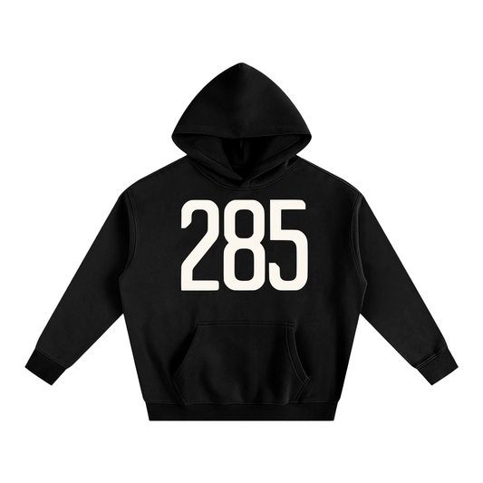 285 Rooted in the A. Hoodie — Black