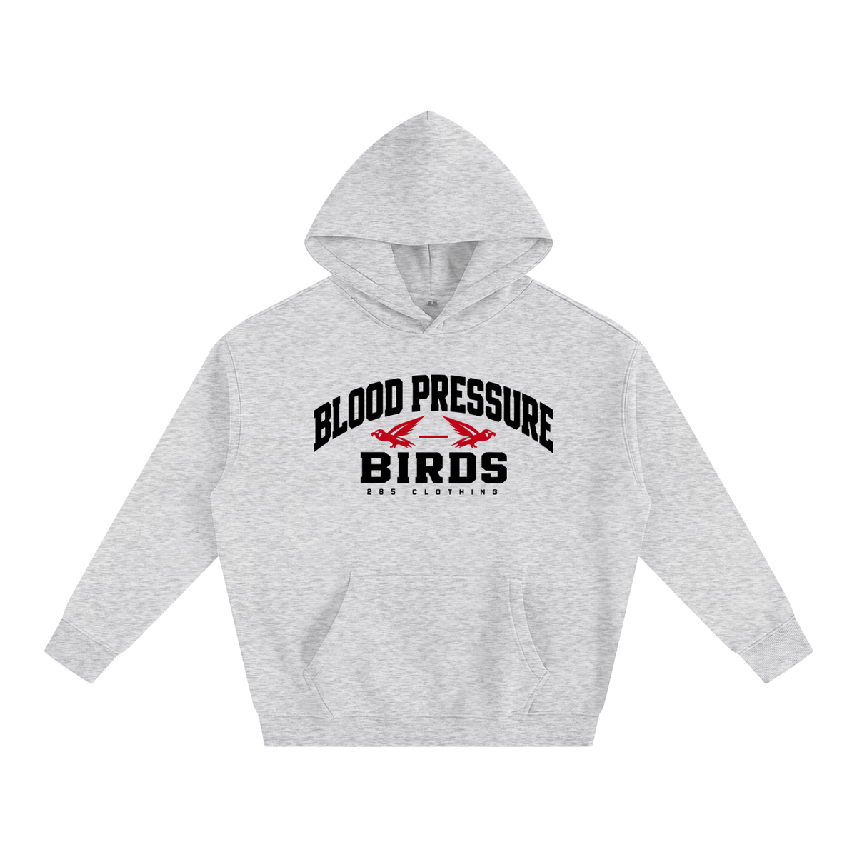 Blood Pressure Birds Heritage Hoodie — Flower Gray