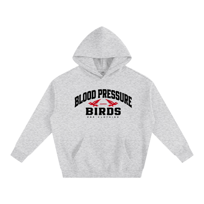 Blood Pressure Birds Heritage Hoodie — Flower Gray