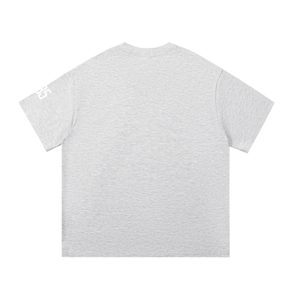 Blood Pressure Birds Heritage Falcons Tee — White Gray