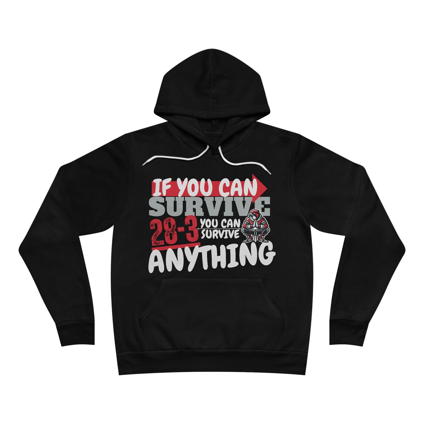 Praying Falcon Motivation Hoodie  - Relaxed