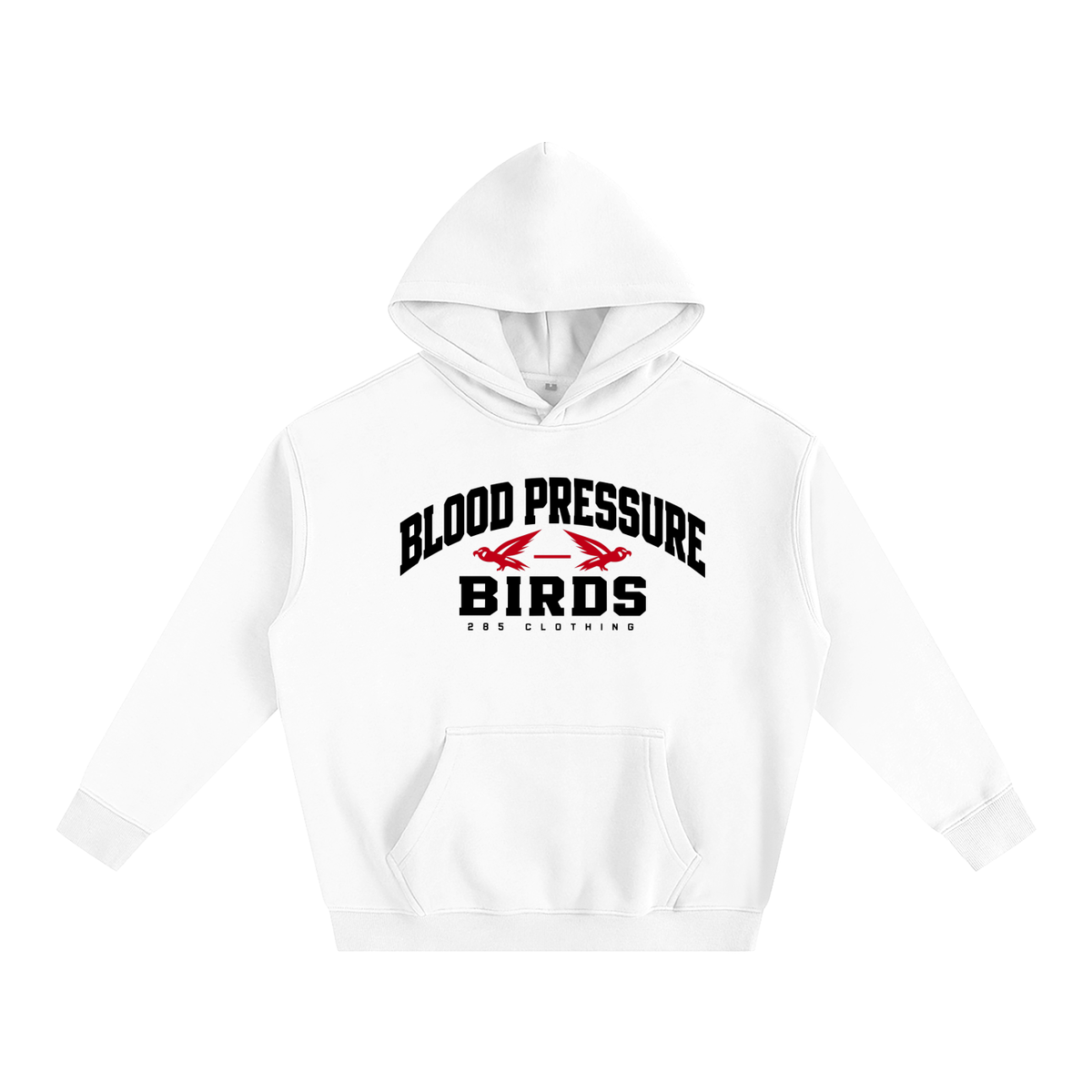 Blood Pressure Birds Heritage Falcons Hoodie — White