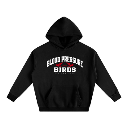 Blood Pressure Birds Heritage Hoodie — Black