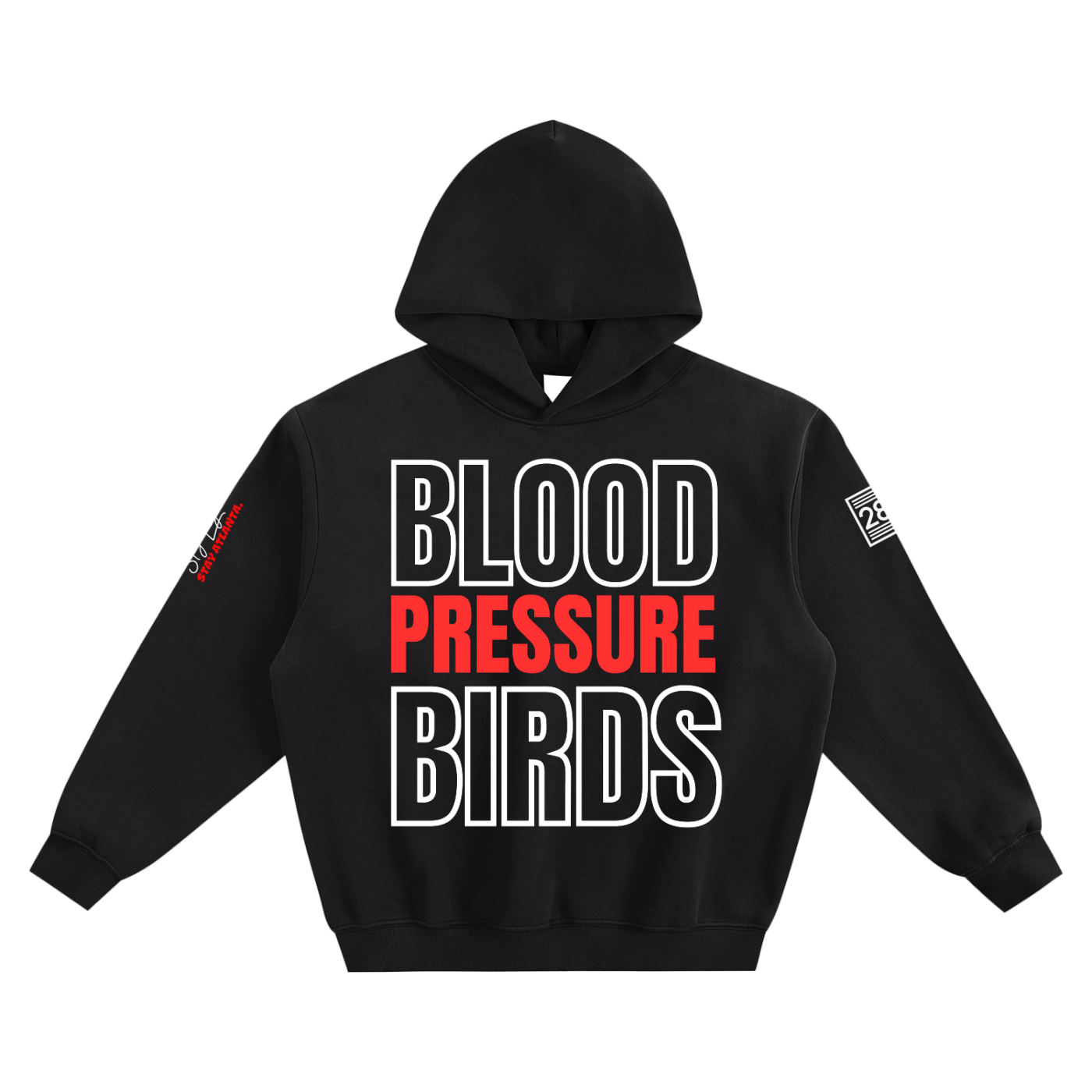 Bird Pressure Bird - Fleeced Boxy Hoodie