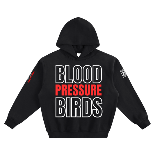 Bird Pressure Bird - Fleeced Boxy Hoodie