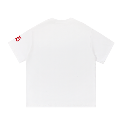 Blood Pressure Birds Heritage Falcons Tee — White